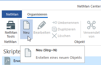 Erstellen eines neuen Objekts Erstellen eines neuen Objekts
