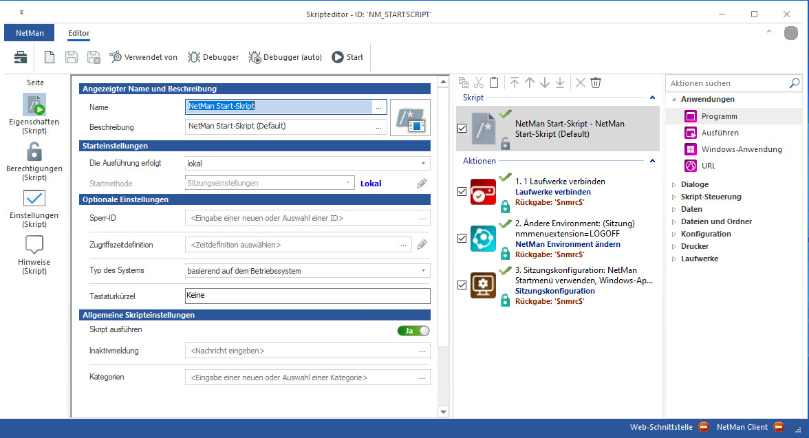 Besipiel-Startskript Besipiel-Startskript