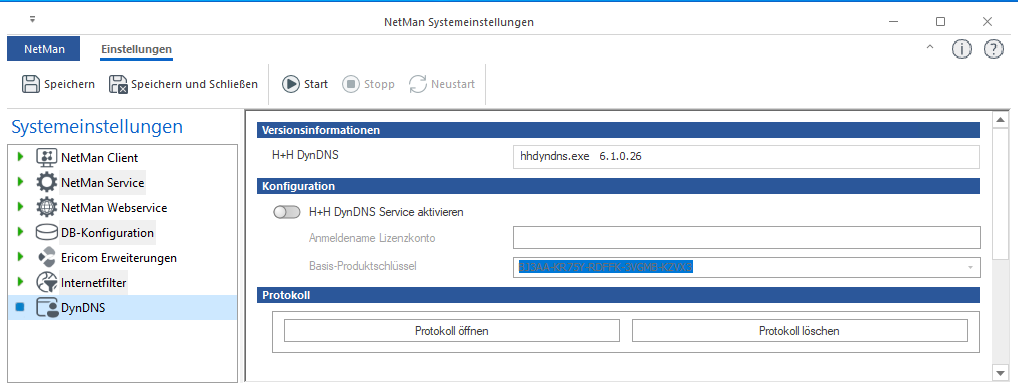 Systemeinstellungen DynDNS Systemeinstellungen DynDNS