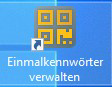 Desktopverknüpfung Einmalkennwörter verwalten