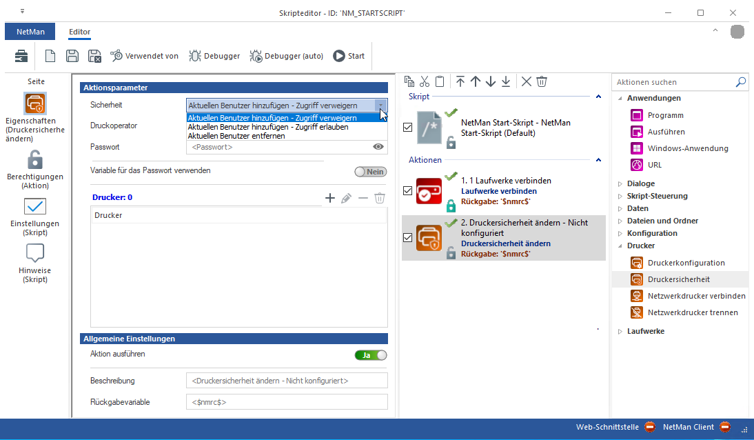 NetMan Aktion Druckersicherheit
