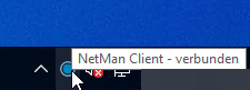 NetMan Startprogramm im Windows Infobereich